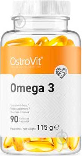 Жирні кислоти Ostrovit Omega 3 90 шт./уп. 115 г - фото 1