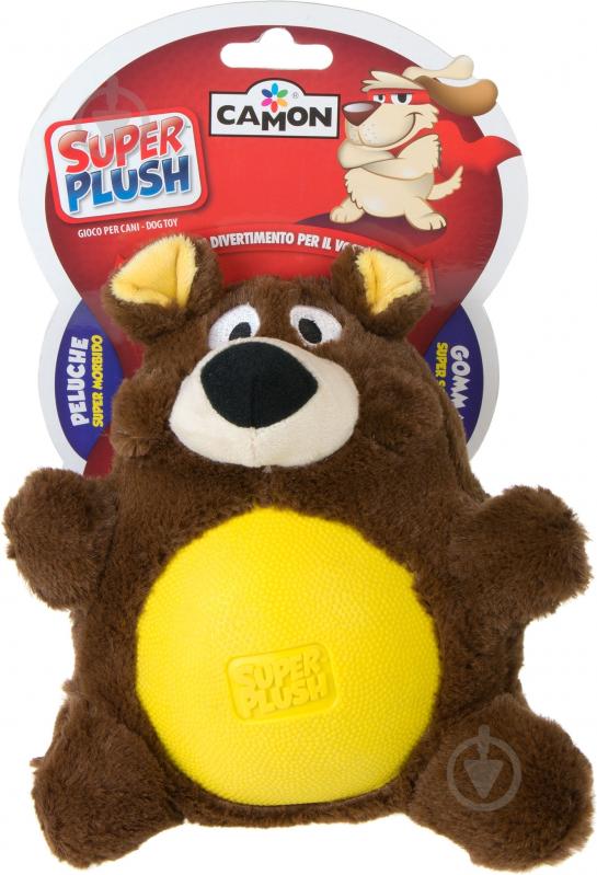 Игрушка для собак Camon Медведь плюшевый 20 см - фото 2