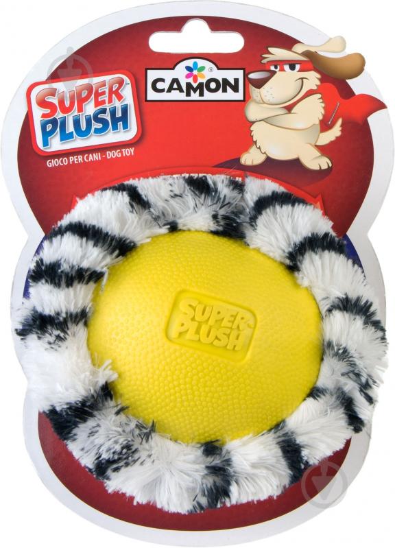 Игрушка для собак Camon Мяч плюшевый d10 см - фото 2