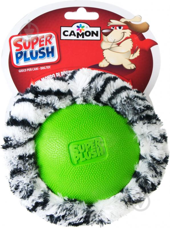 Игрушка для собак Camon Мяч плюшевый d15 см - фото 2