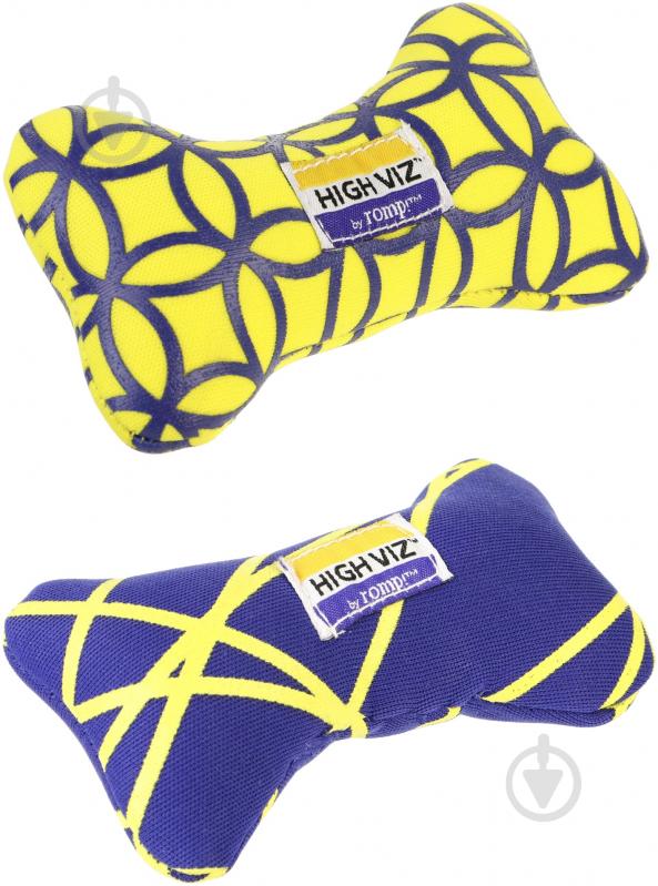 Іграшка для собак Camon Кістка High Viz 12 см 2 шт. - фото 1