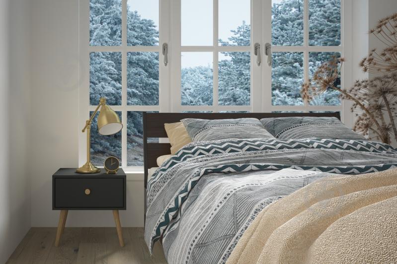 Тумба прикроватная Lion Хюге-4 450x510x330 мм дерево/антрацит - фото 2