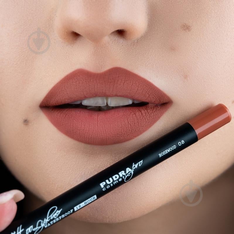 Олівець для губ Pudra Cosmetics 08 Rosewood 1,2 г - фото 2