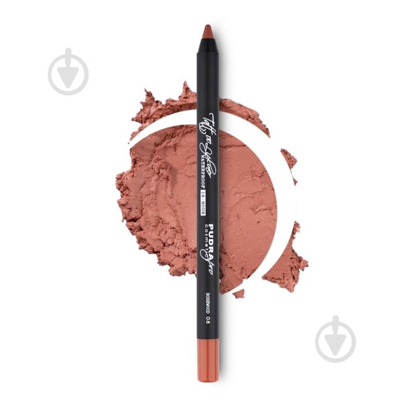 Олівець для губ Pudra Cosmetics 08 Rosewood 1,2 г - фото 1