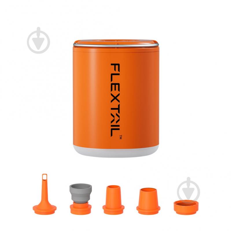 Насос портативний Flextail ліхтар кемпінговий Tiny Pump 2X, помаранчевий - фото 1 Насос портативний Flextail ліхтар кемпінговий Tiny Pump 2X, помаранчевий - фото 1