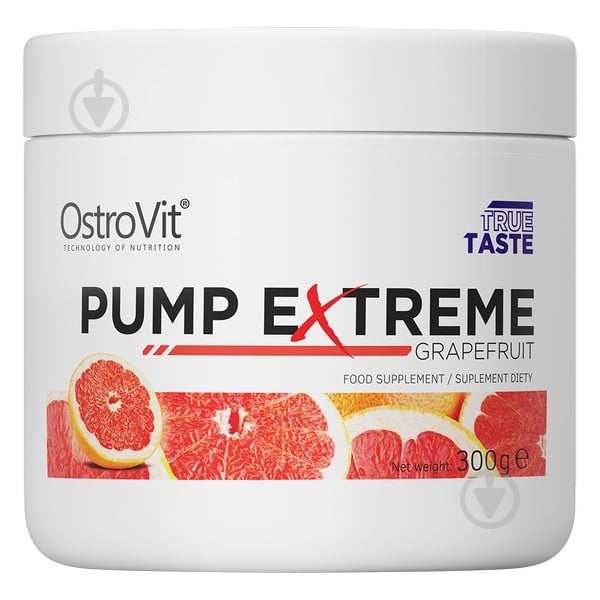 Комплекс передтренувальний Ostrovit Pump Extreme грейпфрут 300 г - фото 1