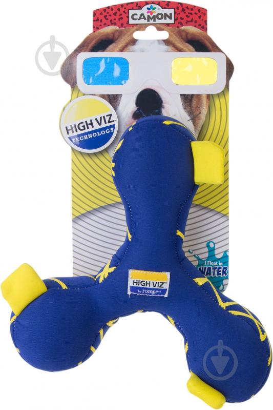 Игрушка для собак Camon Три-спиннер High Viz 22 см - фото 2