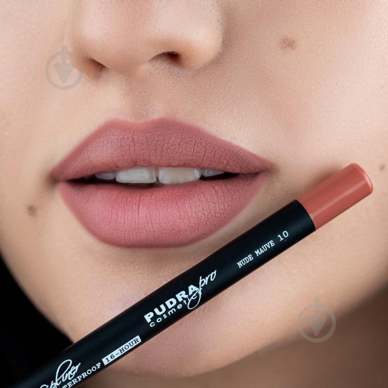 Олівець для губ Pudra Cosmetics 10 Nude Mauve 1,2 г - фото 2