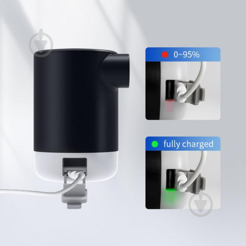 Насос портативний Flextail ліхтар-powerbank кемпінговий Max Pump 2 Pro, білий - фото 2 Насос портативний Flextail ліхтар-powerbank кемпінговий Max Pump 2 Pro, білий - фото 2
