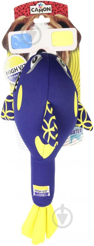 Игрушка для собак Camon Рыба High Viz 30 см - фото 2