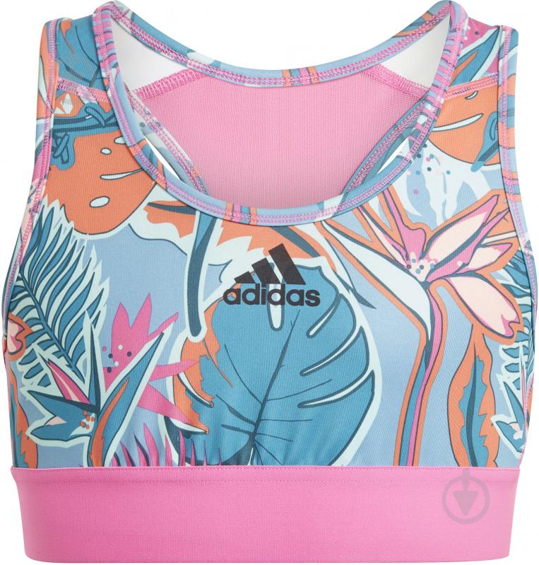 Бра Adidas G ASK AOP BRA GM8380 белый - фото 1