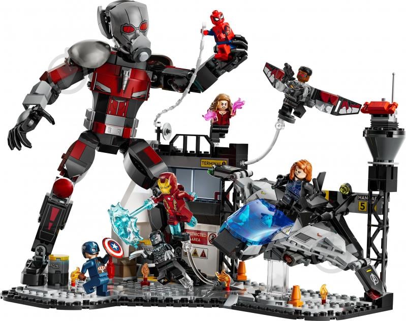 Конструктор LEGO Super Heroes Marvel Первый мститель: Противостояние Приключенческая битва 76314 - фото 3