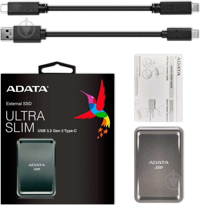 SSD-накопитель ADATA SC685P 250GB 2,5" USB Type-C 3D NAND (ASC685P-250GU32G2-CTI) - фото 7