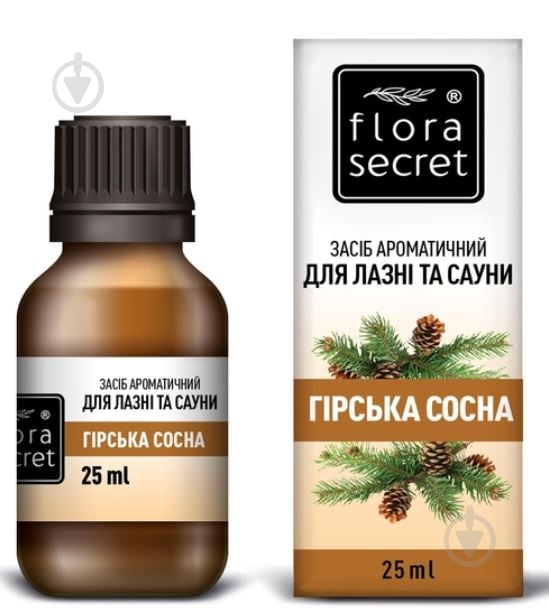 Масло для бани и сауны Flora Secret Горная сосна 25 мл - фото 1