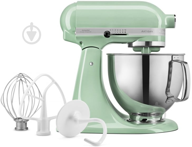 Кухонная машина KitchenAid Artisan 5KSM125EPT 4.8 л с откидным блоком, Pistachio - фото 3