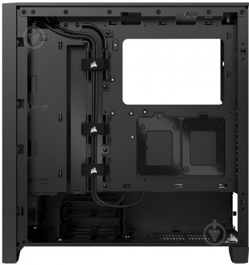 Корпус Corsair iCUE 4000D RGB AirFlow Tempered Glass Black (CC-9011240-WW) без БЖ - фото 5