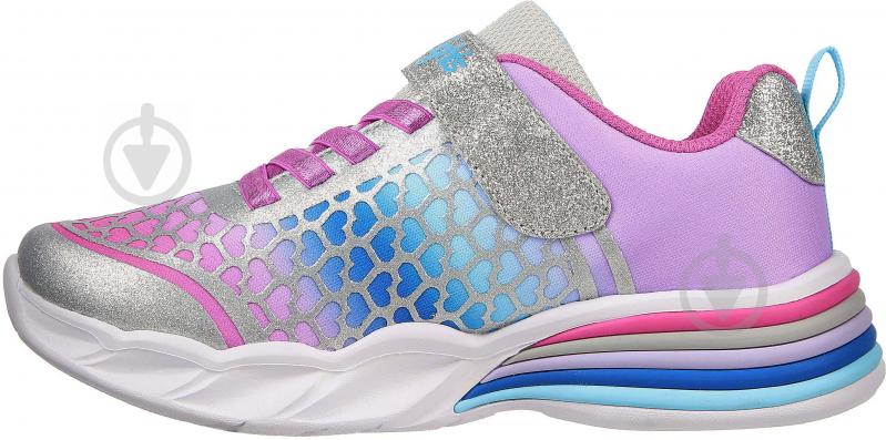 Кроссовки для девочек Skechers Sweetheart 302312L SMLT р.33,5 разноцветные - фото 2