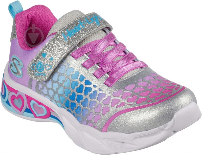 Кроссовки для девочек Skechers Sweetheart 302312L SMLT р.33,5 разноцветные - фото 3