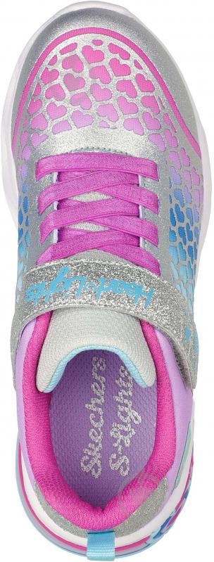 Кроссовки для девочек Skechers Sweetheart 302312L SMLT р.33,5 разноцветные - фото 4