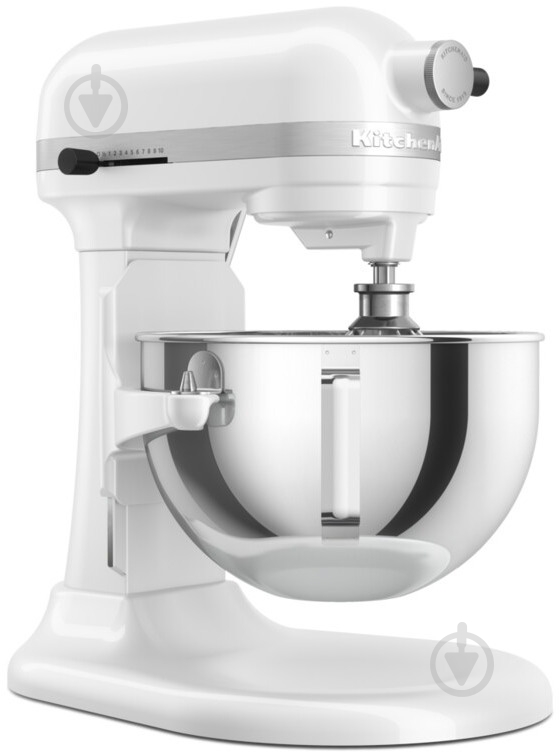 Кухонная машина KitchenAid Heavy Duty 5KSM55SXXEWH 5.2 л с откидным блоком, белый - фото 3