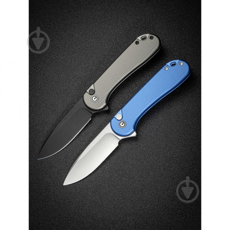 Нож складной Civivi Button Lock Elementum II, синий C18062PD-2 - фото 7 Нож складной Civivi Button Lock Elementum II, синий C18062PD-2 - фото 7