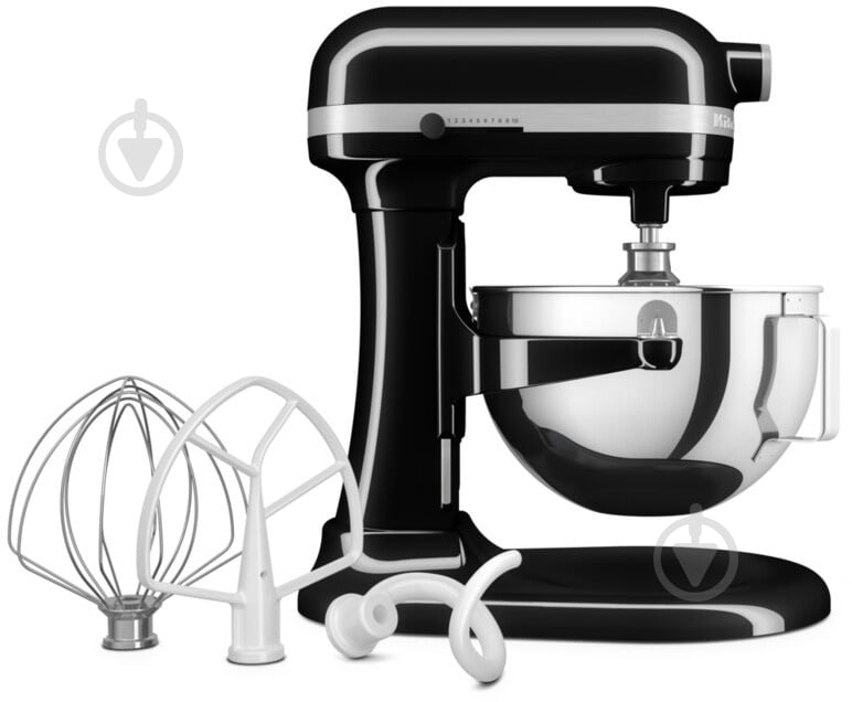 Кухонная машина KitchenAid Heavy Duty 5KSM55SXXEOB 5.2 л с откидным блоком, черный - фото 4