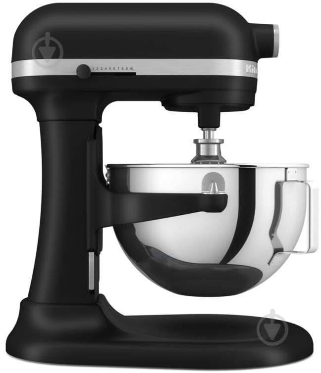 Кухонна машина KitchenAid Heavy Duty 5KSM55SXXEBM 5,2 л з відкидним блоком, матовий чорний - фото 1