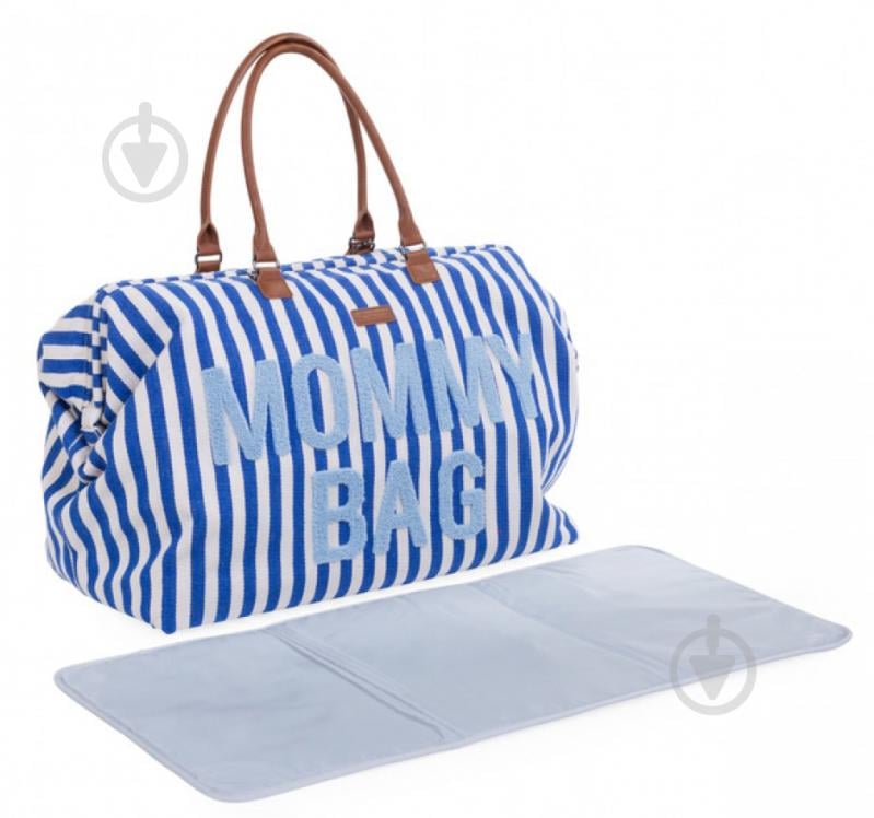 Сумка Childhome Mommy bag stripes electric blue (CWMBBSTBL) - фото 3