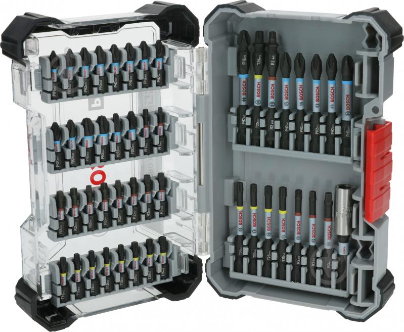 Набор бит Bosch PRO Impact Set с держателем 48 шт. 2608521U88 - фото 4 Набор бит Bosch PRO Impact Set с держателем 48 шт. 2608521U88 - фото 4