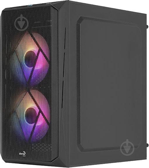 Корпус AeroCool CS-107-A-BK-v2 (ACCS-PC14032.11) Black + БП VX Plus 500 500W - фото 13