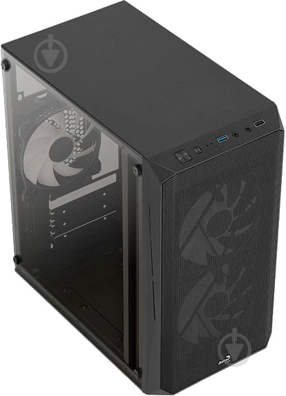 Корпус AeroCool CS-107-A-BK-v2 (ACCS-PC14032.11) Black + БП VX Plus 500 500W - фото 4