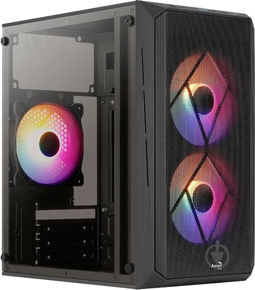 Корпус AeroCool CS-107-A-BK-v2 (ACCS-PC14032.11) Black + БП VX Plus 500 500W - фото 11