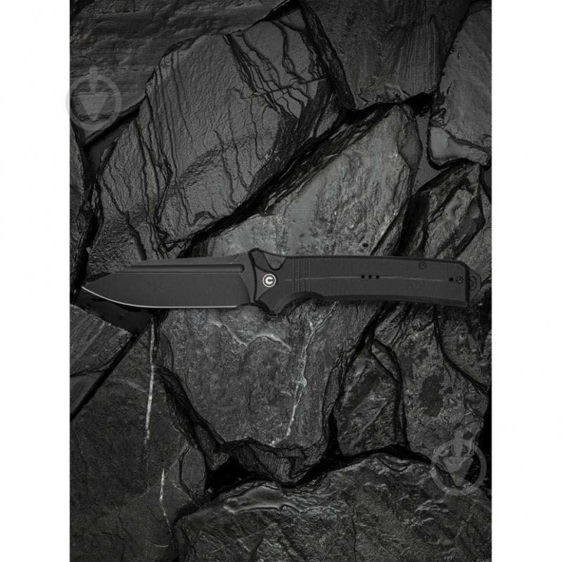 Нож складной Civivi Neurohaptic, черный C23080-1 - фото 7