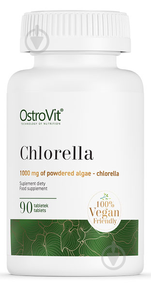 Добавка харчова Ostrovit Chlorella 90 шт./уп. - фото 1