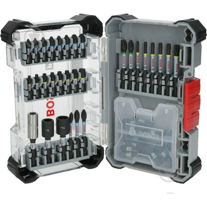 Набор бит Bosch PRO Impact Set с держателем 2608521U89 - фото 1 Набор бит Bosch PRO Impact Set с держателем 2608521U89 - фото 1