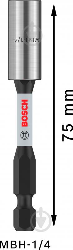 Держатель бит Bosch PRO Bit Holder Impact 75 мм 2608522559 - фото 3
