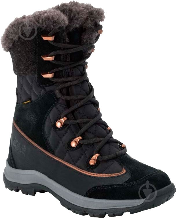 Черевики Jack Wolfskin ASPEN TEXAPORE HIGH W 4041421-6072 р.39 сірий чорний - фото 1