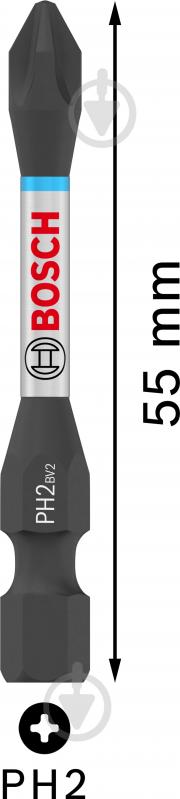 Біта Bosch PRO Impact PH 55 мм 2608522523 - фото 2