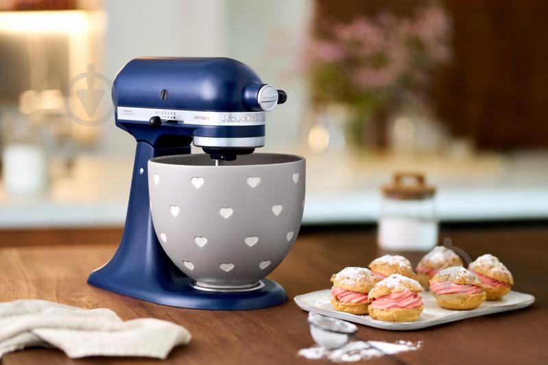 Чаша для кухонної машини KitchenAid 4,7 л 5KSM2CB5CH керамічна Hearts - фото 4