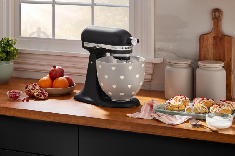 Чаша для кухонної машини KitchenAid 4,7 л 5KSM2CB5CH керамічна Hearts - фото 3