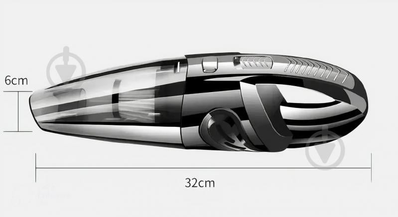 Пылесос автомобильный Inspire R-6053 черный - фото 10