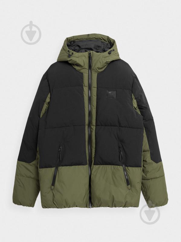 Пуховик чоловічий 4F DOWN JACKET M244 4FAW23TDJAM244-45S р.M зелений - фото 4