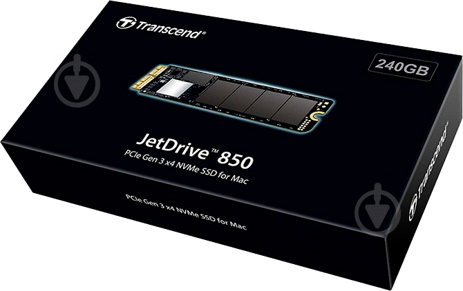 SSD-накопитель Transcend JetDrive 850 для Apple 240GB M.2 PCI Express 3.0 x4 3D NAND (TS240GJDM850) - фото 3