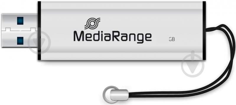 Флешпам'ять USB MediaRange 32 ГБ USB 3.0 black/silver (MR916) - фото 2