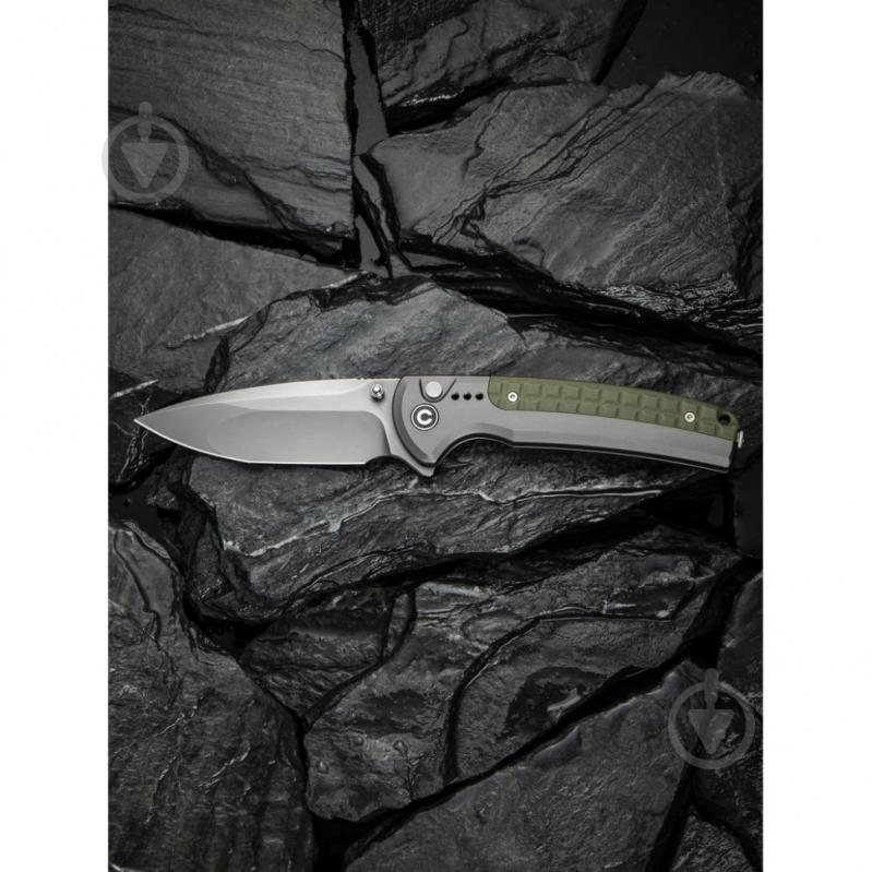 Нож складной Civivi Sentinel Strike II, сталь Nitro-V, алюминий FRN, серый C22025D-2 - фото 6 Нож складной Civivi Sentinel Strike II, сталь Nitro-V, алюминий FRN, серый C22025D-2 - фото 6