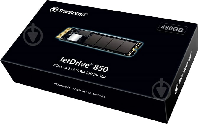 SSD-накопитель Transcend JetDrive 850 для Apple 480GB M.2 PCI Express 3.0 x4 3D NAND (TS480GJDM850) - фото 3