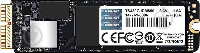 SSD-накопитель Transcend JetDrive 850 для Apple 480GB M.2 PCI Express 3.0 x4 3D NAND (TS480GJDM850) - фото 2