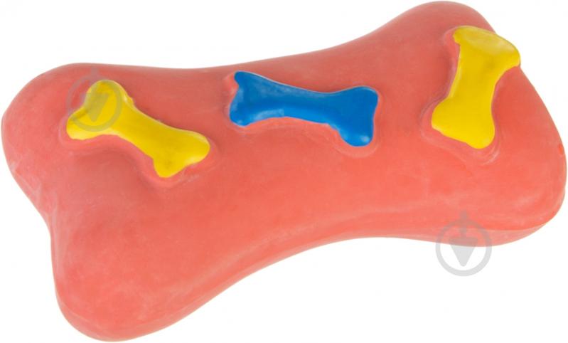 Игрушка для собак Camon Косточка латекс 10 см - фото 1