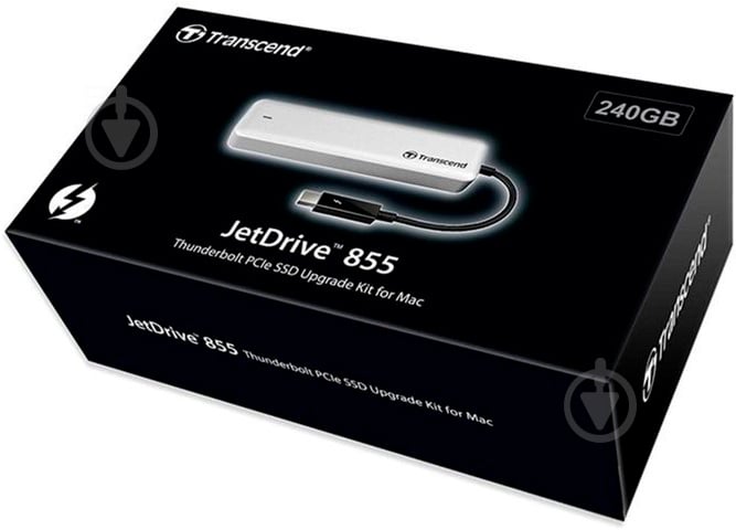 SSD-накопитель Transcend JetDrive 855 для Apple + case 240GB M.2 PCI Express 3.0 x4Thunderbolt 3D NAND (TS240GJDM855) - фото 4