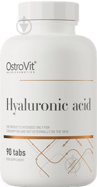 Биологически активная добавка Ostrovit Hyaluronic Acid для суставов и связок 90 таблеток (5903246221084) - фото 1